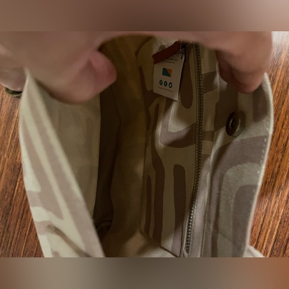 Ubuntulife handmade canvas tote handbag made in Kenya NWT - Picture 4 of 6